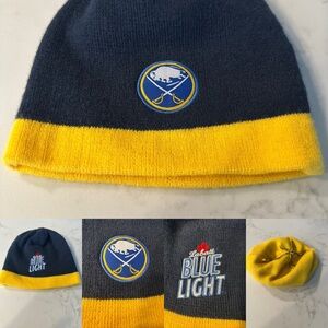 NHL Blue and Yellow Beanie Hat
